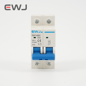 EWJ 2P DC 500V güneş Mini devre kesici pil anahtarı 6A 10A 16A 20A 25A 32A 40A 50A 63A DC MCB fotovoltaik PV sistemi - Product Image 1