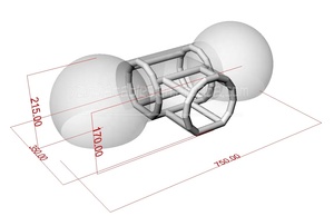 Bơm Hơi Khổng Lồ Đôi Bong Bóng Bong Bóng Nhà Bong Bóng Trẻ Em Bóng Bay Lớn Rõ Ràng Đôi Mái Vòm Bơm Hơi Lều Cho Đảng - Product Image 6