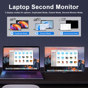 2023 New Factory Supplier's Triple Screen QHD HDR10 IPS Portable <strong>Monitor</strong> 16 Inch <strong>LCD</strong> <strong>with</strong> 350cd/m2 Brightness for Laptop Dual