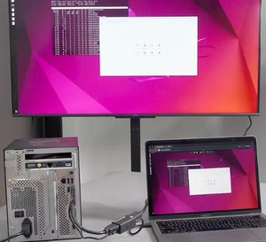 带虚拟键盘鼠标网络控制环路切换器的Sipeed NanoKVM <span class=keywords><strong>USB</strong></span>采集卡，用于远程信息技术维护服务器操作