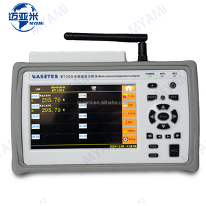 Registrador de datos de temperatura multicanal digital 10 canales Max 40 canales Medición de temperatura de contacto Wifi de alta resolución