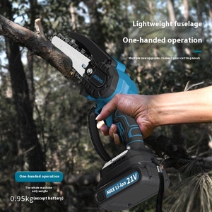 Cross-Border Rechargeable Electric Chain <strong>Saw</strong> <strong>4</strong> Inch 6 Inch Logging Tree Pruning Hand-Held Household Electric <strong>Saw</strong> Lithium Power - Product Image 5