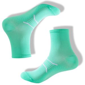 Bahar ve yaz erkek ve kadın maraton profesyonel koşu Fitness dört mevsim sıkıştırma spor çorapları orta çorap - Product Image 6