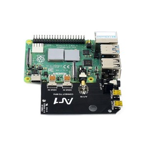 Für Raspberry Pi 4B Metall gehäuse Aluminium legierung Box-Intelligente Temperatur regelung Lüfters chutz hülle - Product Image 3