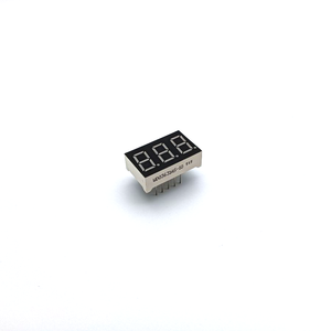 หน้าจอ LED 7ส่วนขนาด0.56นิ้วตัวเลข3หลักสำหรับนาฬิกาดิจิตอลตั้งเวลาแสดงอุณหภูมิ