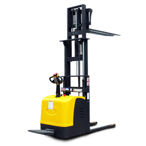 Vollelektrische 1.000kg/1500kg mit 1 Tonnen Kapazität Werkslager Verwendung Stand-on-Pallettenaufzug tragbare Lad-/Entlademaschine - Product Image 3