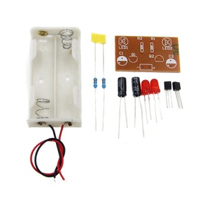 ชุดอิเล็กทรอนิกส์ DIY,แฟลช LED กระพริบวงจรชุดการเรียนการสอนการฝึกอบรม IC - Product Image 2