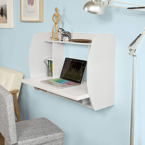 <strong>Multi</strong> <strong>Function</strong> White Cheap Modern Wall Mounted Floating Study Laptop <strong>Computer</strong> Desk - Product Image 3