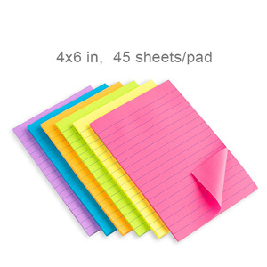 Bloc de notas pequeño simple con regla A6 personalizado para el trabajo, Bloc de notas adhesivo para uso de oficina útiles escolares Bloc de notas - Product Image 4