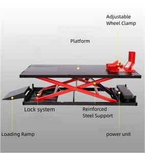 ZeHoo <span class=keywords><strong>Moto</strong></span> Lifter Électrique Hydraulique <span class=keywords><strong>Moto</strong></span> Ciseaux Table Élévatrice pour Voiture De Levage Équipement D'atelier - Product Image 2