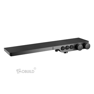 Bagno Doccia In Ottone Testa <span class=keywords><strong>Push</strong></span> <span class=keywords><strong>button</strong></span> <span class=keywords><strong>switch</strong></span> Doccia Set Rubinetto Con ripiano