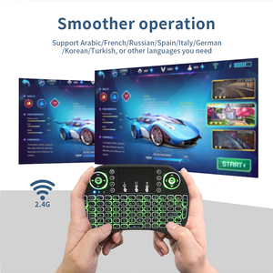 Topleo RII I8+ Mini Wireless 2.4G Backlit <strong>Keyboard</strong> Touchpad Handheld ABS <strong>Keyboard</strong> PC Laptop Desktop Android TV Box Multi <strong>Keys</strong> - Product Image 6