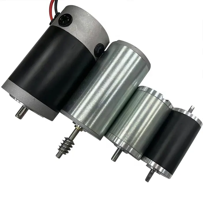 Motor dc elétrico, tamanho 30mm-110mm potência 10w-2000w customizável, escovado, pm, motor dc elétrico ce resistente a pintura 12vdc 24vdc 36vdc 48vdc 60vdc