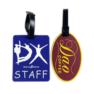 Bán buôn biểu tượng tùy chỉnh mềm PVC du lịch phụ kiện hành lý túi xách <span class=keywords><strong>tag</strong></span> silicon cao su hành lý <span class=keywords><strong>tag</strong></span> - Product Image 4