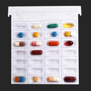 Nhà máy trực tiếp dùng một lần Pet y tế khay nhựa vỏ sò bao bì vỉ cho thuốc viên nén và viên nang - Product Image 2