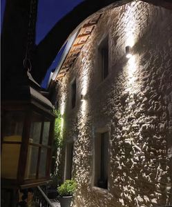 Ip65 <span class=keywords><strong>Led</strong></span> luce da parete moderna da esterno esterno giardino Villa linea di balcone esterno a parete lampada esterna montata