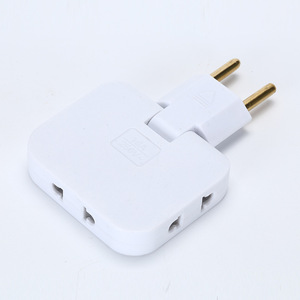 4.8MM Outlet Power Converter <strong>Rotate</strong> Charger Wall <strong>Socket</strong> <strong>Adapter</strong> Splitter Converter <strong>Socket</strong> One to Three Power Conversion - Product Image 4