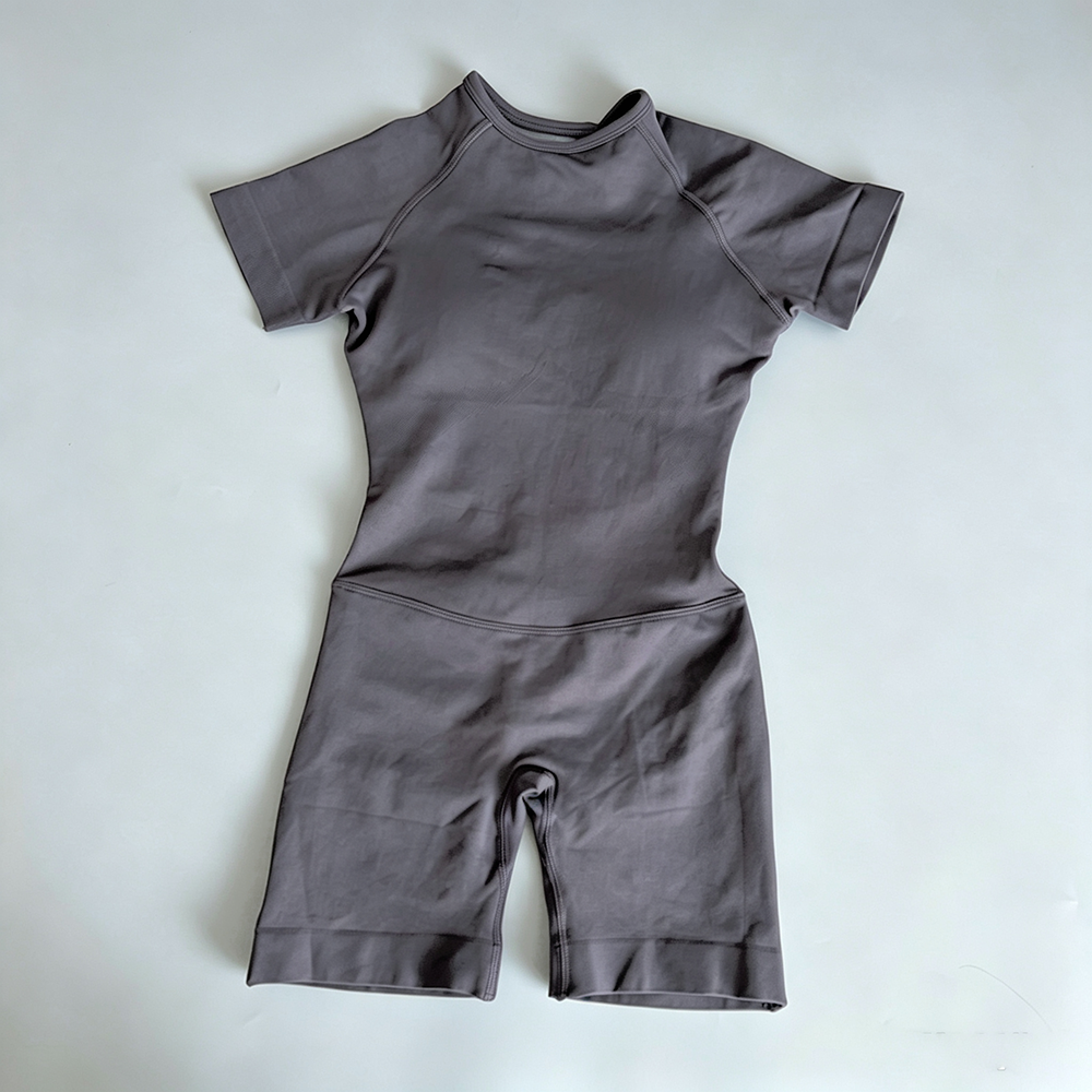 Truffle-short-sleeve one-piece