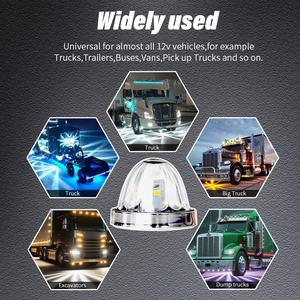 2025 phổ biến xe tải đèn <span class=keywords><strong>Led</strong></span> thủy tinh dưa hấu ánh sáng với xoay và chức năng Flash xe tải Trailer xe đèn trang trí - Product Image 6