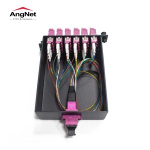 Módulo de casete de fibra óptica MPO/MTP 12/24 Core OM3/OM4 LC a módulo de panel de conexión MPO - Product Image 3