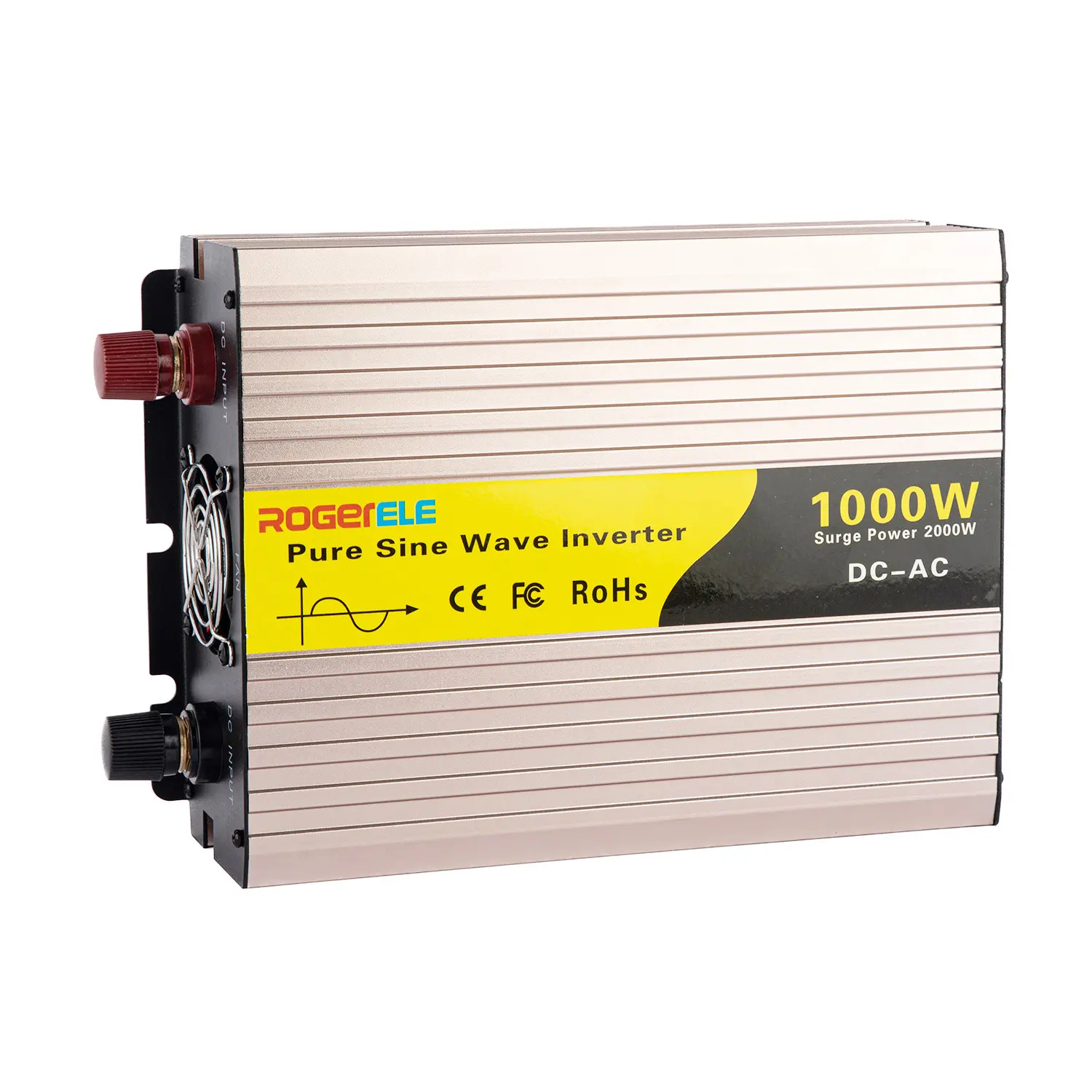 Onduleur à onde sinusoïdale Pure 1000/1000 W/1kw 110 W 12/24/48V DC vers 120/220/230V AC