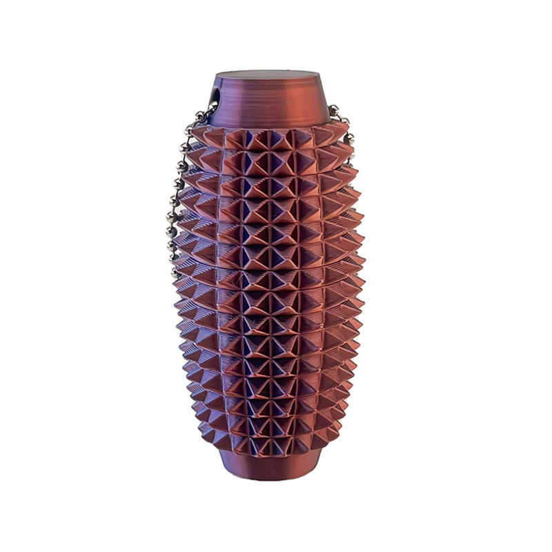 Porte-clés Grippie Stim à pointes rouge noir
