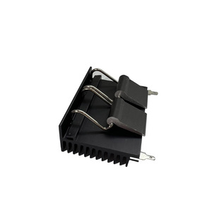 Customized Effective Heat Dissipation Low to Medium Power Density Clip-on <strong>Heatsinks</strong> - Product Image 1