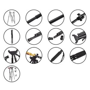 Kính Thiên Văn Trọng lượng nhẹ nhôm <span class=keywords><strong>Tripod</strong></span> Monopod chụp săn bắn dán săn bắn Chân máy đứng cho săn bắn - Product Image 5