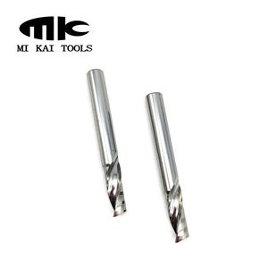 ソリッドカーバイド切削ルーバービット3.175シングルフルートエンドミルフライスカッター - Product Image 4
