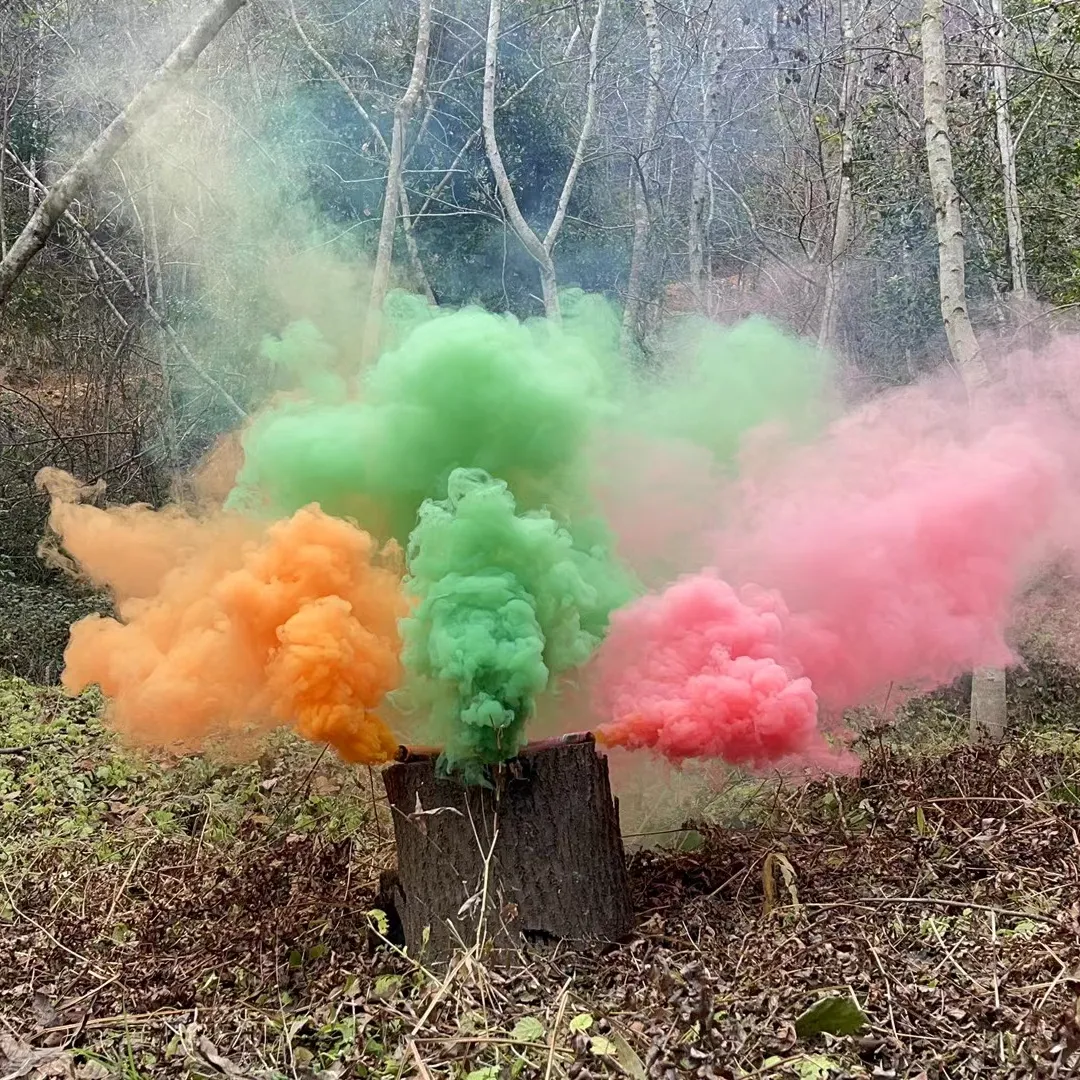 Taladro de fuego, tinte en polvo de humo, colorante en polvo de humo colorido