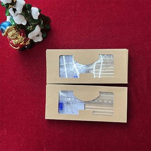Özel logo ve ambalaj kalem çeşitli Kraft kağıt paketleme kutusu 6 Mini renkli kurşun kalem seti - Product Image 6