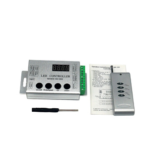 WS2811/2812b программируемый полноцветный волшебный 4KEY-RF контроллер HC-008 2048 пикселей беспроводной контроллер для RGB IC светодиодные фонари - Product Image 5