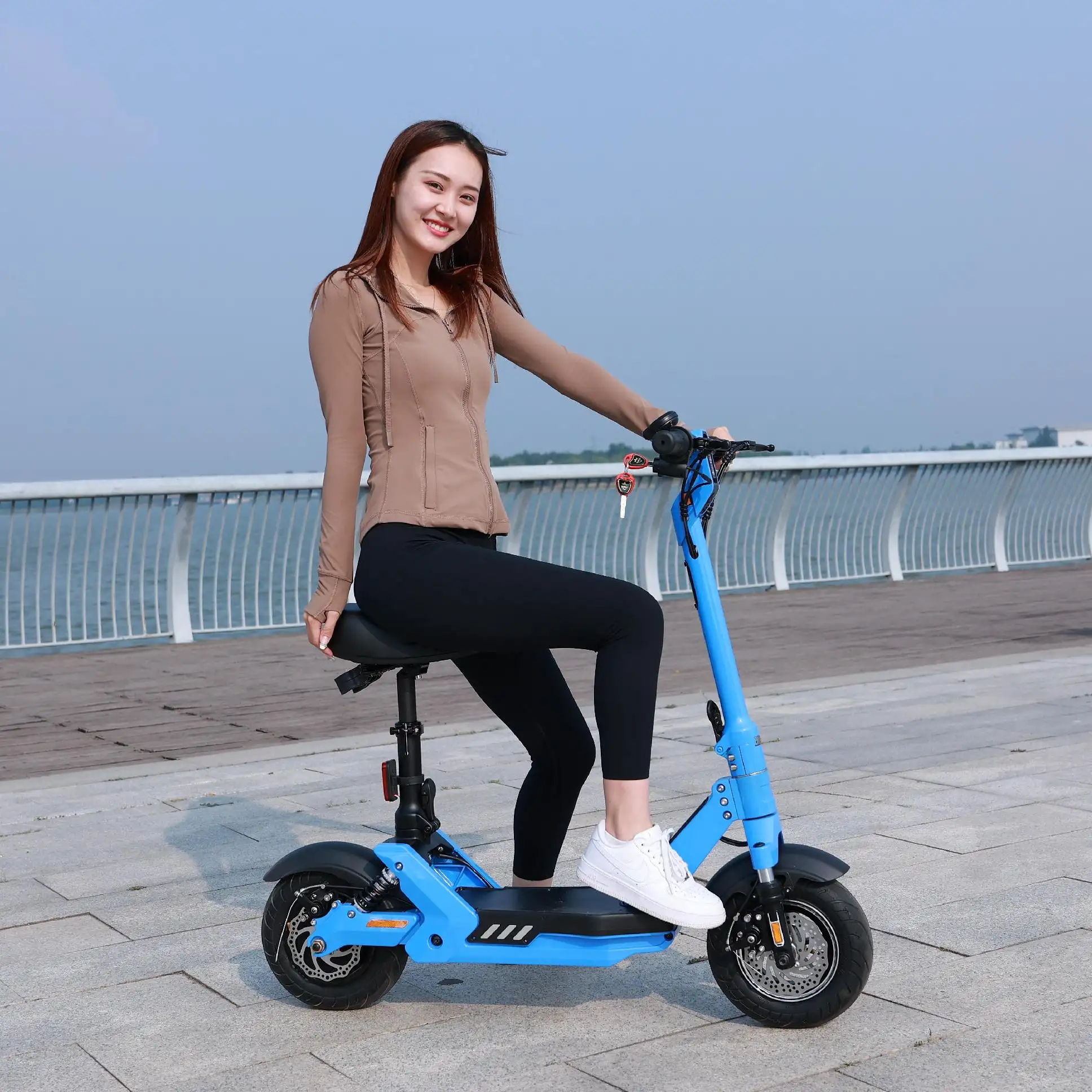 Быстрый электрический велосипед, 2 колеса, мотоцикл, скутер, складной для пожилых людей/1200 Вт, самобалансирующийся Электрический скутер для взрослых