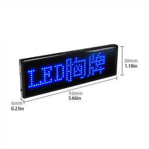 Schermo a LED programmabile a colori con Badge a LED cartellone pubblicitario interno cartellone con scritta a scorrimento messaggio schermo - Product Image 2