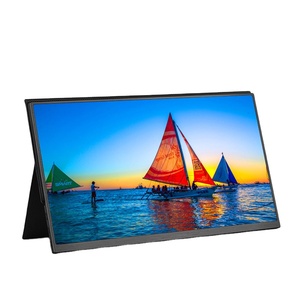 15.6&quot; Touch Screen Portable <strong>Lcd</strong> <strong>Monitor</strong> <strong>With</strong> Screen Holder Stand for Mini PC Phone Xbox PS4 PS5 Switch