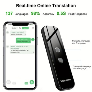 APP per traduttori istantanei a due vie supporto per traduzione vocale Online 137 lingue dispositivo traduttore in lingua portatile ad alta precisione - Product Image 6