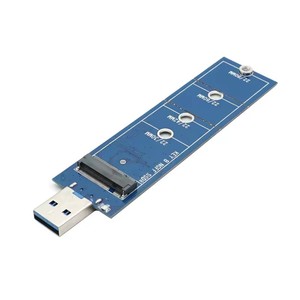 M.2อะแดปเตอร์ USB3.0, B คีย์ M.2 SSD อะแดปเตอร์ USB 3.0,USB to 2280 M2 SSD ไดรฟ์อะแดปเตอร์, การ์ดอ่าน NGFF Converter - Product Image 1