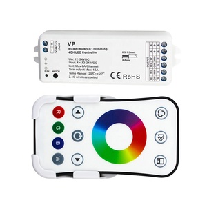 12V-24V РЧ беспроводной 2,4 ГГц светодиодный пульт дистанционного управления и пульт дистанционного управления V3 + R8-1 3 CHs цветных (rgb) светодиодных лент свет светодиодный контроллер - Product Image 2