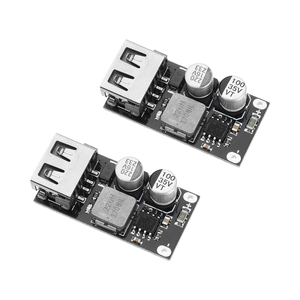 シングルUSB充電コンバータボードDC-DCパワーバックモジュール6V-32V12V24V高速充電QC3.0電子部品 - Product Image 1