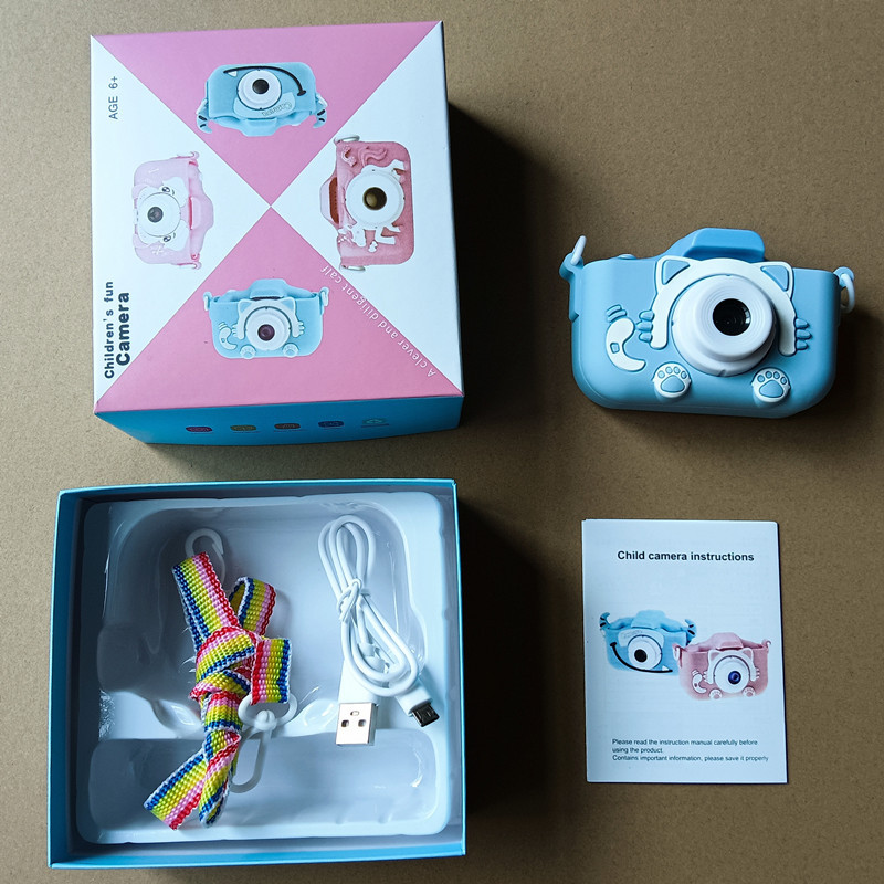 Single-shot cat (blue)