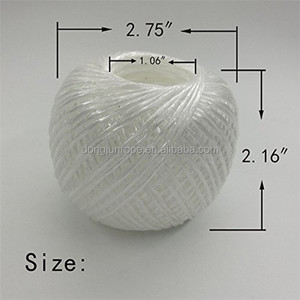 Cuerda de rafia de PP ecológica de primera calidad blanca de 80g, embalaje de primera calidad, empacadora de cuerda trenzada de polipropileno - Product Image 3