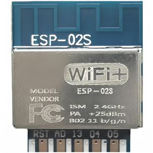Honclay ESP-02S transparentes Getriebe WiFi Wireless Esp02 Modul für ESP8266