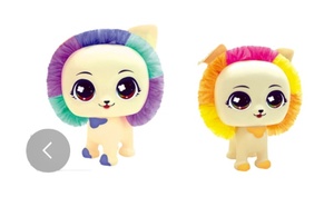 Unisex DIY MOO fasulye yavru yeni tasarım 2-Color karışık ABS vinil dolması köpek oyuncak sevimli plastik peluş PP mükemmel yorgan hediye - Product Image 6