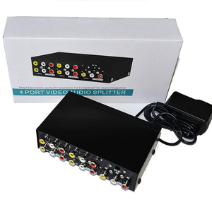 4 Way AV RCA <strong>Switch</strong>, 4 in <strong>1</strong> Out Composite Video L/R <strong>Audio</strong> Switcher Selector Box for DVD Player, SNES, N64, PS2/3 Game Consoles - Product Image 6