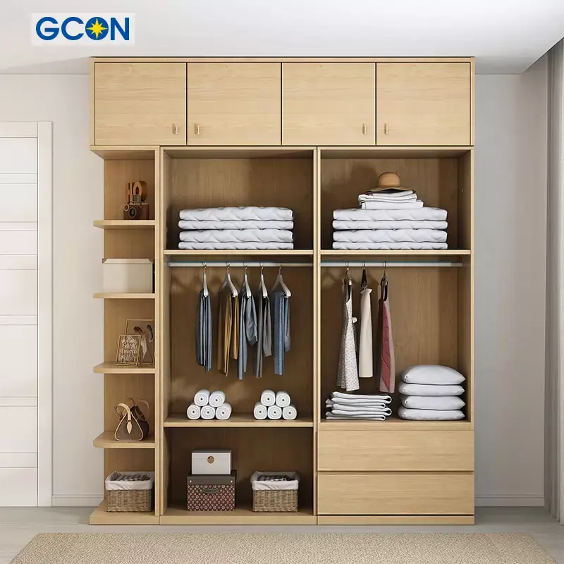 Gcon GF795 mobili per la casa in legno contemporanei vendita calda armadi per armadio camera da letto