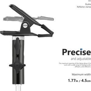 Süper kelepçe monitör DSLR kamera için montaj braketi/alan monitörü/LED alüminyum alaşım alt kelepçe dağı - Product Image 6