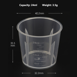 20ml pp Transparent Plastic Medicine Measuring <strong>Cup</strong> with <strong>2</strong>.5ml Graduated - Product Image 4