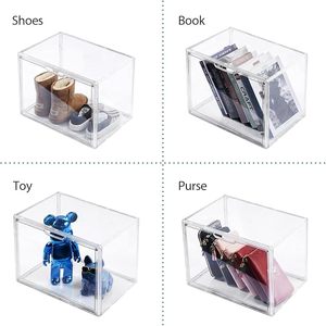 クリアアッセンブルキューブプラスチック防湿ホビーディスプレイケースオーガナイザーグッズアクションフィギュアおもちゃデスクトップ収納ボックス