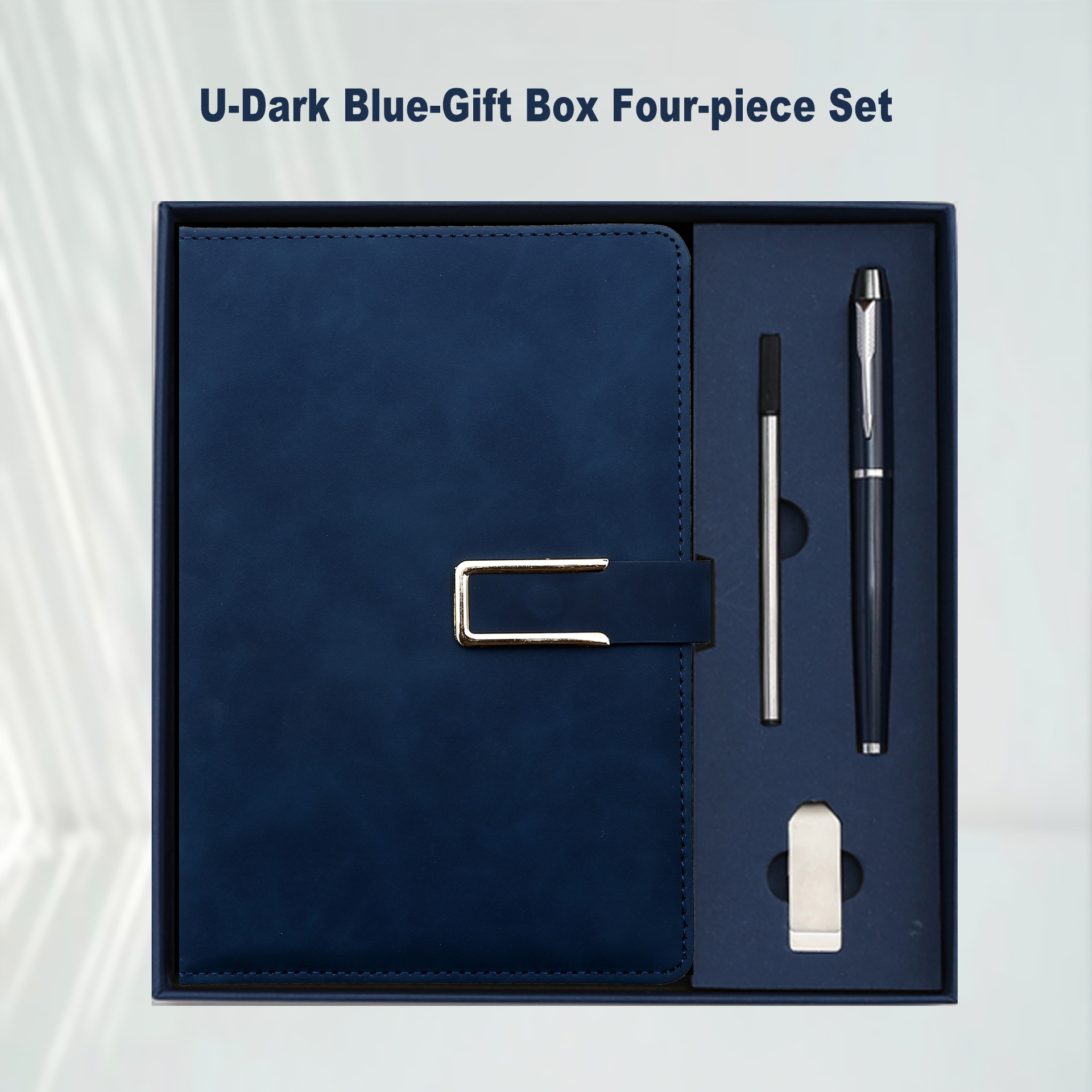 colorful Dark Blue-Four piece set