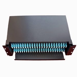 19英寸滑动安装拼接光纤ODF/接线板12 24 48端口FC LC SC光纤端接设备 - Product Image 4